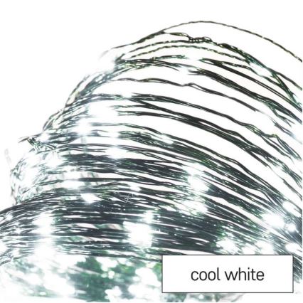 LED buitenlichtsnoer 75xLED/12,5m IP44 koud wit