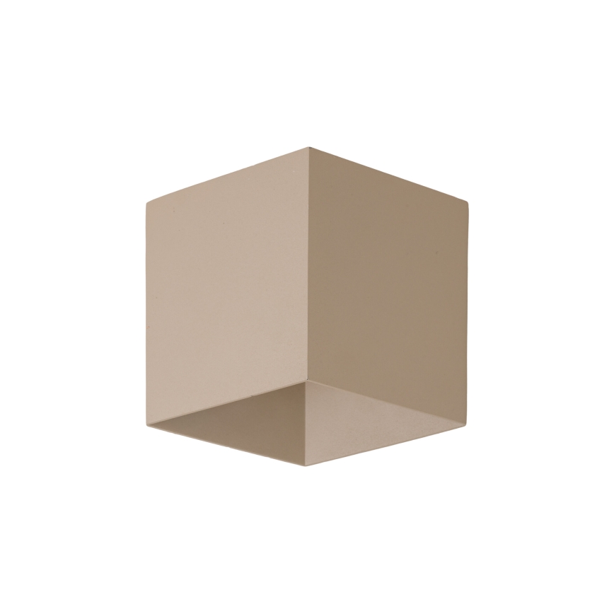 LED buitenmuurlamp CUBE LED/10W/230V IP54 beige