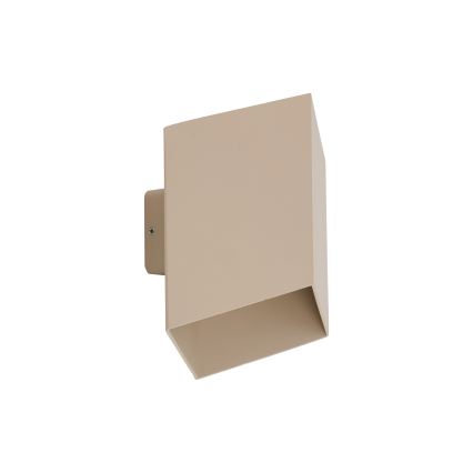 LED buitenmuurlamp CUBE LED/10W/230V IP54 beige
