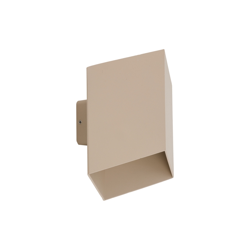 LED buitenmuurlamp CUBE LED/10W/230V IP54 beige