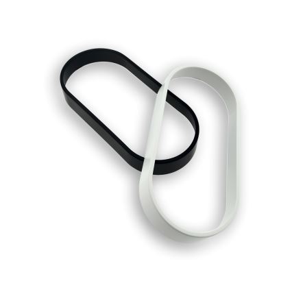 Dimbare LED-buitenwandlamp met bewegingssensor LED/12/15/18W/230V 3000K/4000K/6500K IP65 zwart/wit