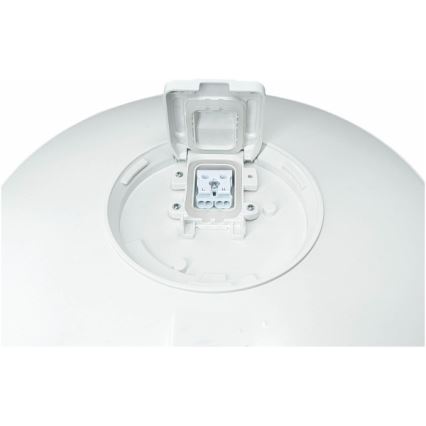 LED buitenplafondlamp met sensor VISTA LED/15W/230V Ø 26 cm IP54 wit