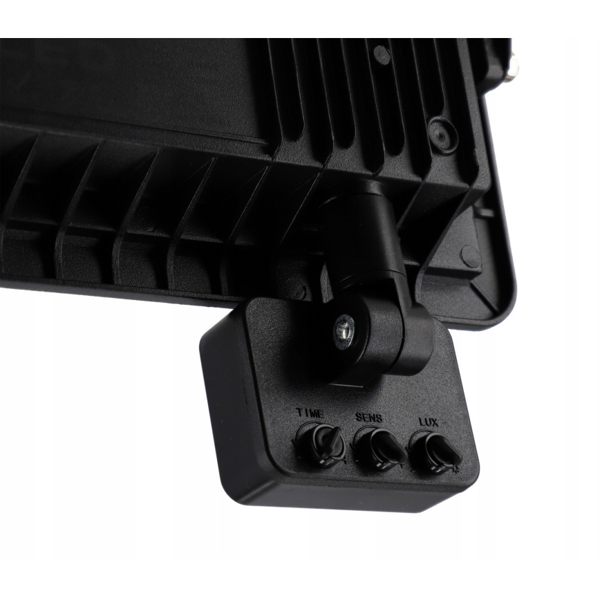LED schijnwerper voor buiten met bewegings- en schemersensor LED/100W/230V 4500K IP65 zwart