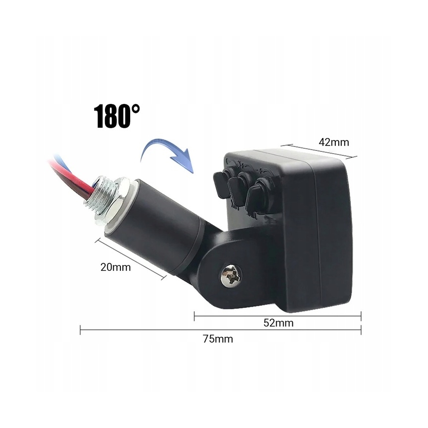 LED Buitenschijnwerper met sensor LED/100W/230V 4000K IP65 zwart