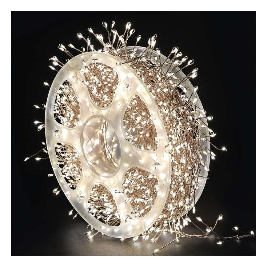LED buitenslinger 1920xLED/8 functies 19,2m IP44 warm wit