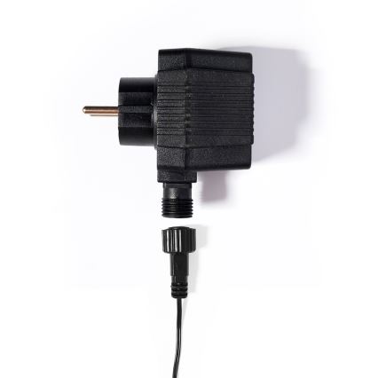 LED buitenslingerverlichting CONE FILAMENT 20xE10 19m kleurig/warm wit IP44, Gemaakt in de EU