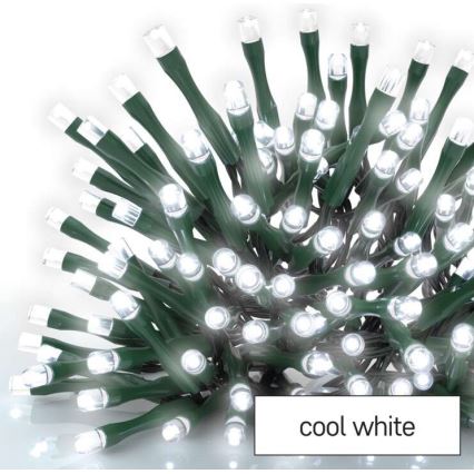 LED buitensnoer 120xLED/17m IP44 koel wit