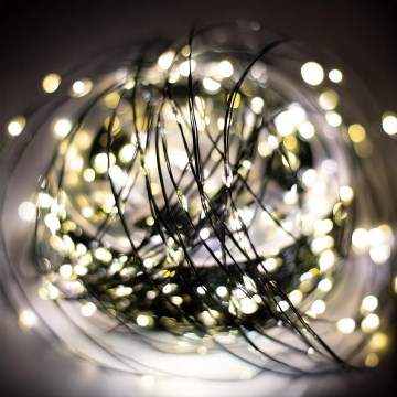 LED buitensnoer 1500xLED/230V 8 functies 153 m IP44 warm wit + afstandsbediening