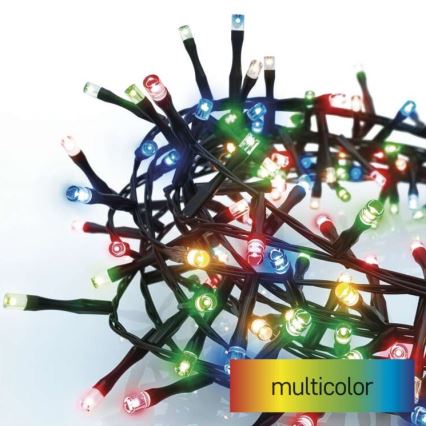 LED buitensnoer 300xLED/11m IP44 meerkleurig