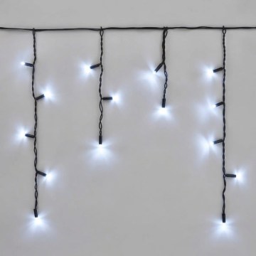 LED-buitensnoer 50xLED/3x0,4m IP44 koud wit