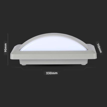 LED Buitenwandlamp LED/12W/230V 3000K IP65