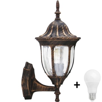 LED buitenwandlamp FLORENCJA 1xE27/10W/230V IP43