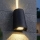 LED buitenwandlamp LED/11W/230V IP65 zwart