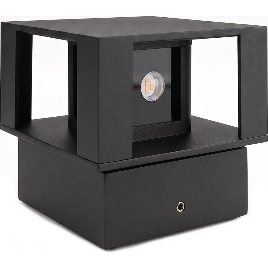 LED buitenwandlamp LED/12W/230V IP54 zwart