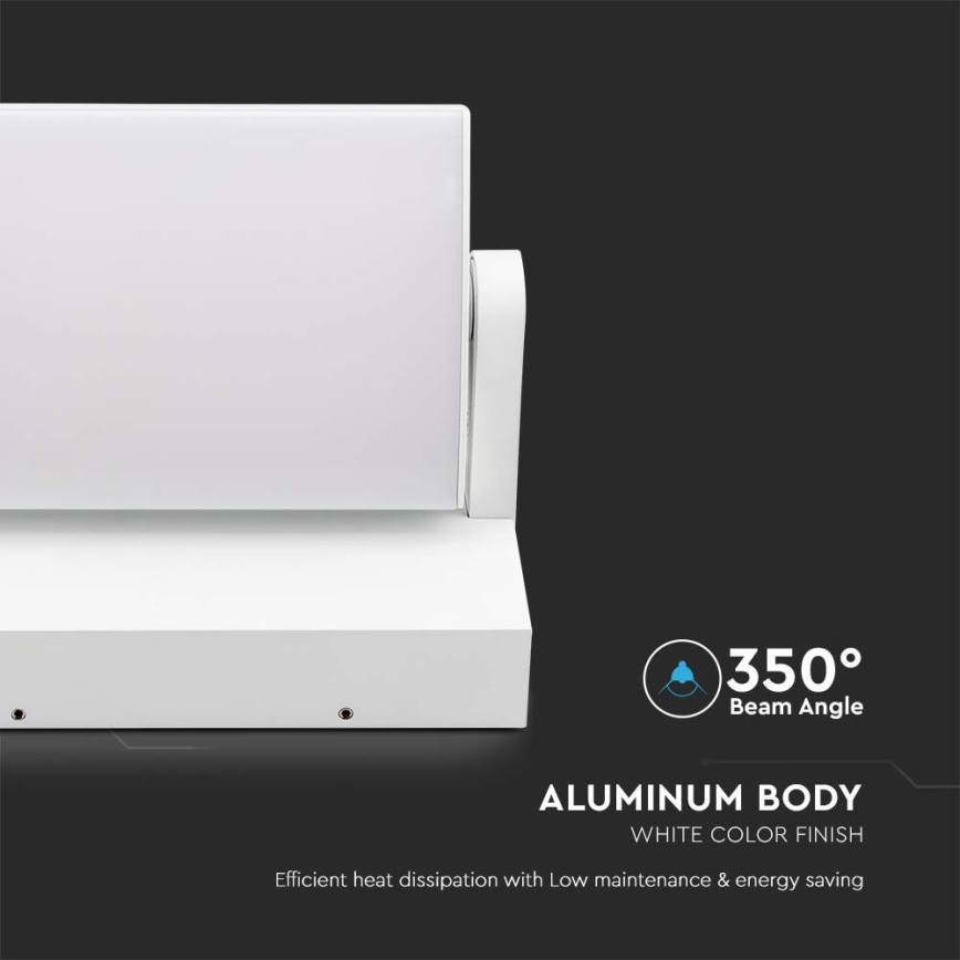 LED Buitenwandlamp LED/17W/230V 4000K IP65 wit