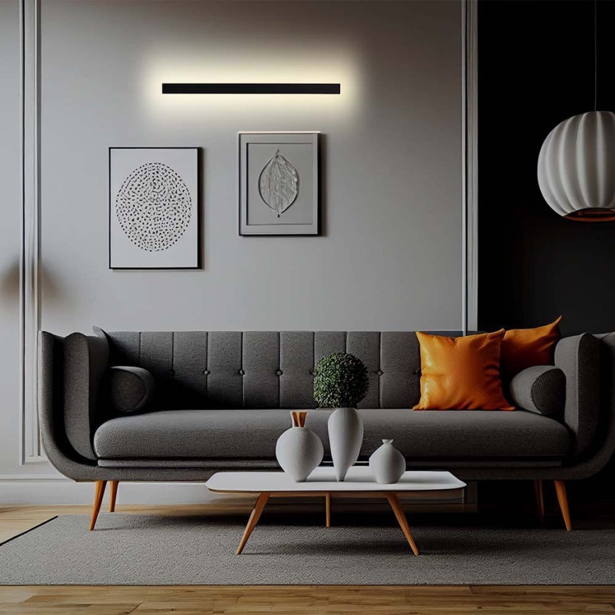 LED buitenwandlamp LED/23W/230V 4000K IP65 141 cm zwart