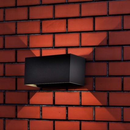 LED buitenwandlamp LED/24W/230V 3000K IP65 antraciet