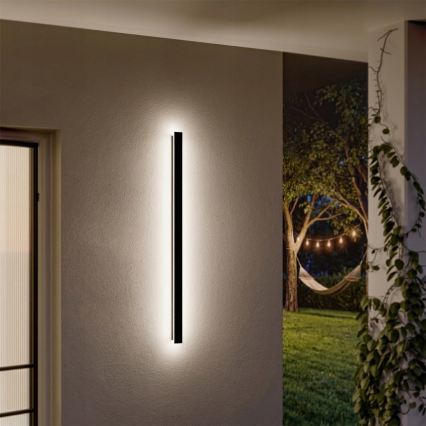 LED buitenwandlamp LED/30W/230V 100 cm IP65 zwart