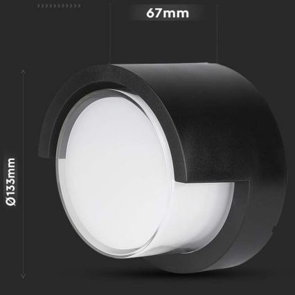 LED Buitenwandlamp LED/7W/230V 3000K IP65
