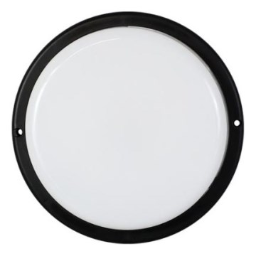 LED buitenwandlamp LED/9W/230V IP54 zwart