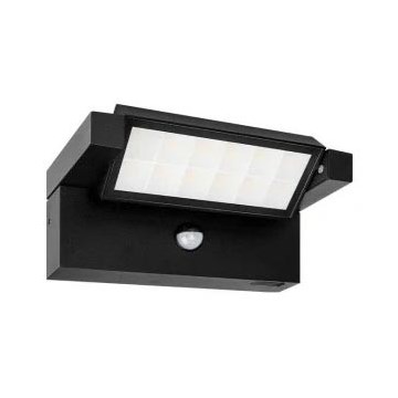 LED buitenwandlamp met bewegings- en schemersensor LED/20W/230V 3000/4000/6500K IP54 zwart