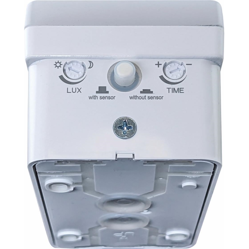 LED Dimbare buitenwandlamp met bewegingssensor en schemersensor LED/12/15/20W/230V IP65 wit