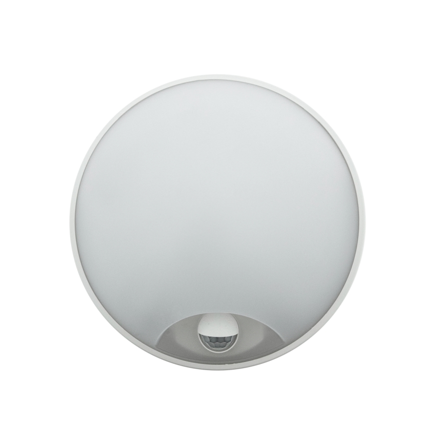 Dimbare LED-buitenwandlamp met bewegingssensor LED/15/18/20W/230V 3000K/4000K/6500K IP65 zwart/wit