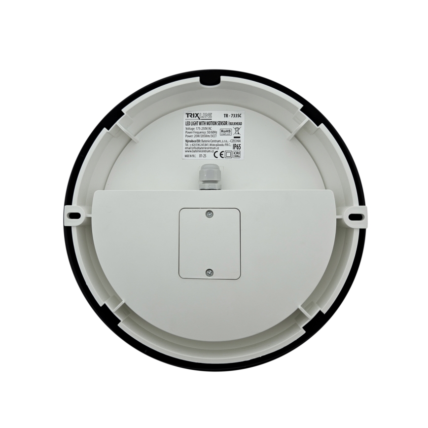 Dimbare LED-buitenwandlamp met bewegingssensor LED/15/18/20W/230V 3000K/4000K/6500K IP65 zwart/wit