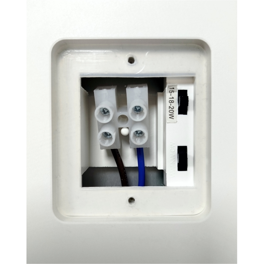 Dimbare LED-buitenwandlamp met bewegingssensor LED/15/18/20W/230V 3000K/4000K/6500K IP65 zwart/wit