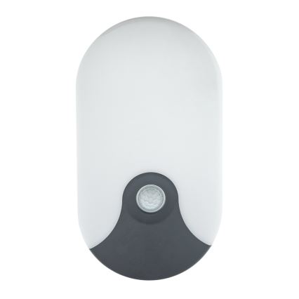 LED buitenwandlamp met bewegingssensor LED/18W/230V IP44 antraciet
