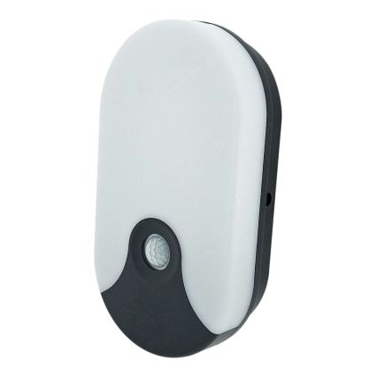 LED buitenwandlamp met bewegingssensor LED/18W/230V IP44 antraciet