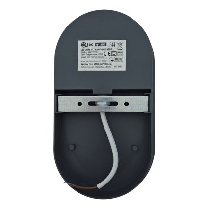 LED buitenwandlamp met bewegingssensor LED/18W/230V IP44 antraciet