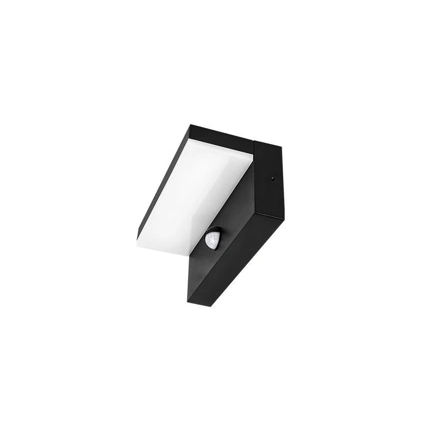 LED buitenwandlamp met sensor HESTIO LED/9W/230V 4000K IP44 zwart