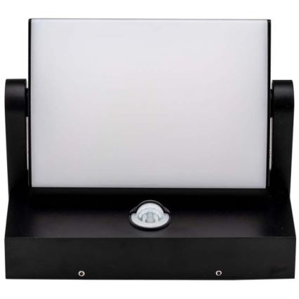 LED Buitenwandlamp met sensor LED/17W/230V 3000K IP65 zwart
