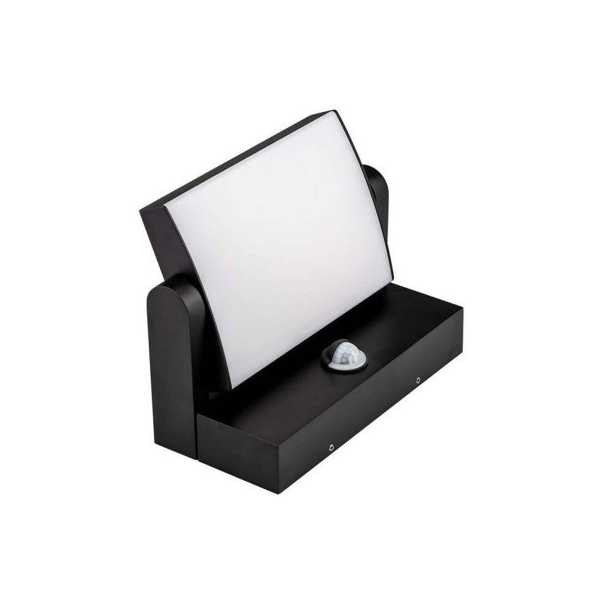 LED Buitenwandlamp met sensor LED/17W/230V 4000K IP65 zwart