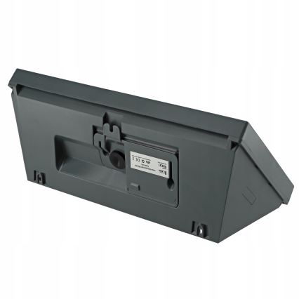 LED Buitenwandlamp met bewegingssensor LED/20W/230V IP65 grijs