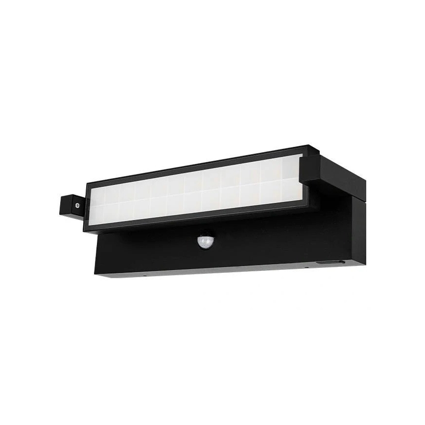 LED buitenwandlamp met bewegings- en schemersensor LED/36W/230V 3000/4000/6500K IP54 zwart
