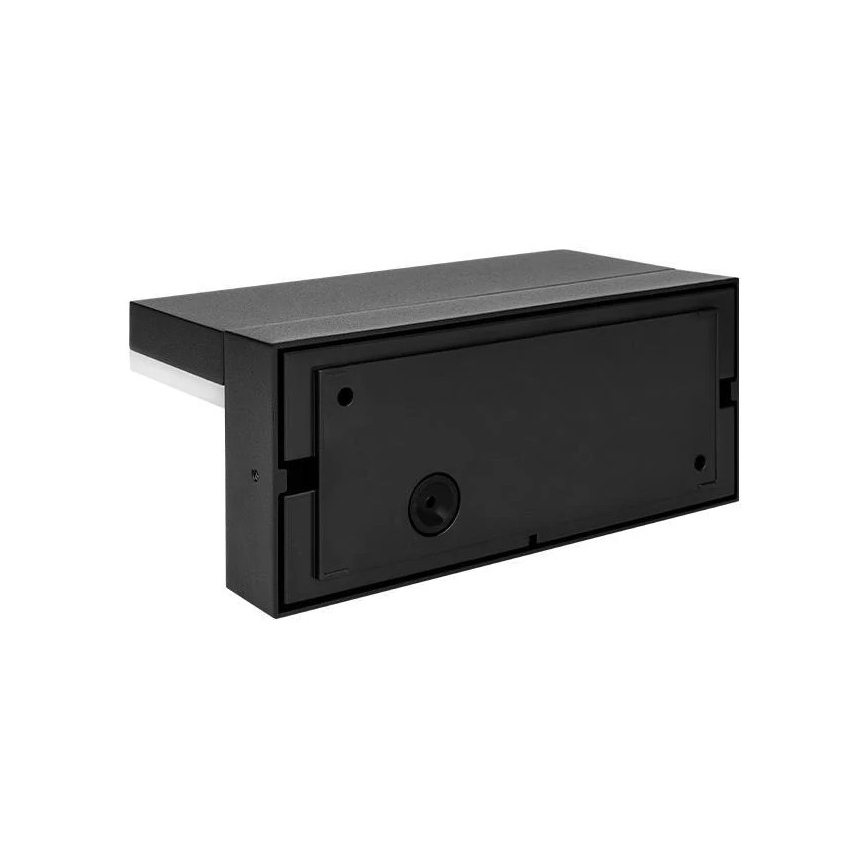 LED buitenwandlamp met sensor LED/9W/230V 4000K IP44 zwart