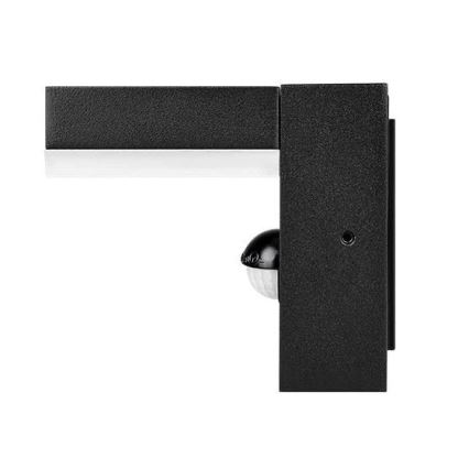 LED buitenwandlamp met sensor LED/9W/230V 4000K IP44 zwart