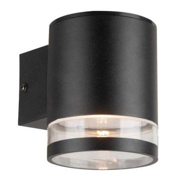 LED Buitenwandlamp op zonne-energie met sensor LED/1W/3,7V 3000K IP54 1200 mAh zwart