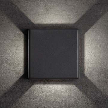 LED buitenwandlamp REFAZI LED/6W/230V IP54 antraciet