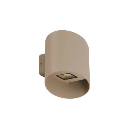 LED buitenwandlamp VERTO LED/5W/230V IP54 beige
