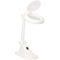 LED bureaulamp met loep LED/6W/230V wit
