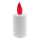 LED Candle LED/2xAA warm wit 10,8 cm wit/rood