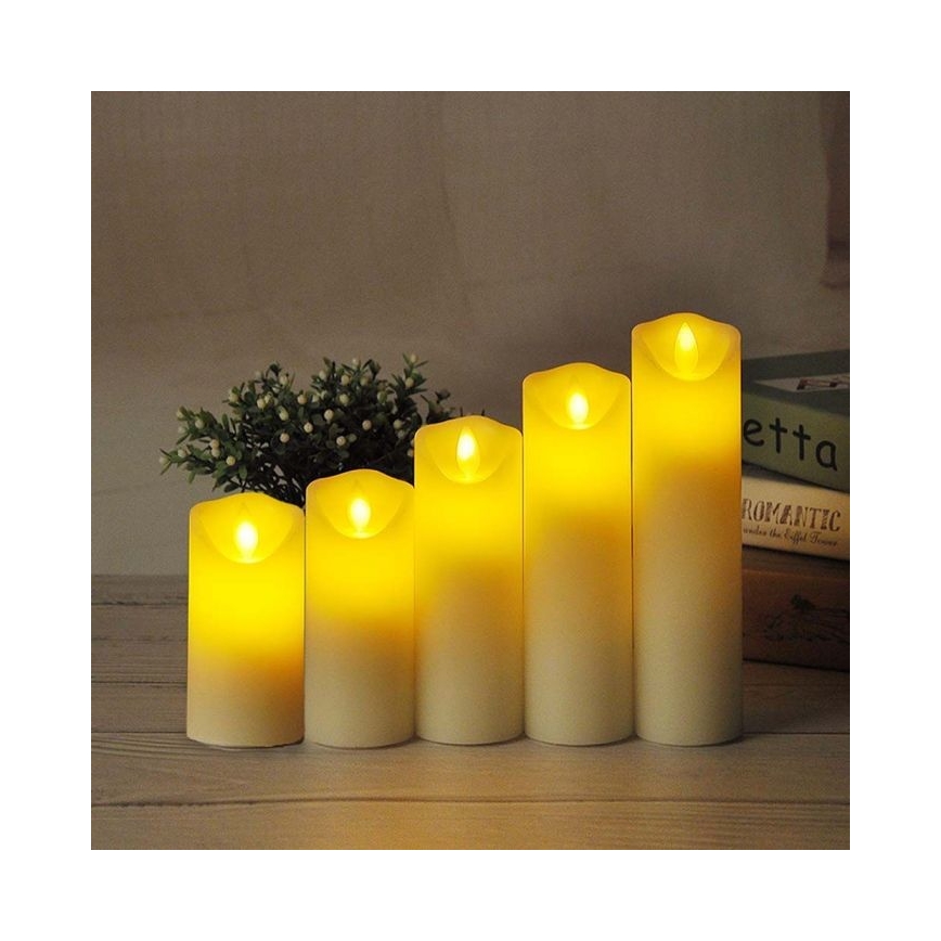 LED Candle LED/2xAA warm wit 17,5 cm