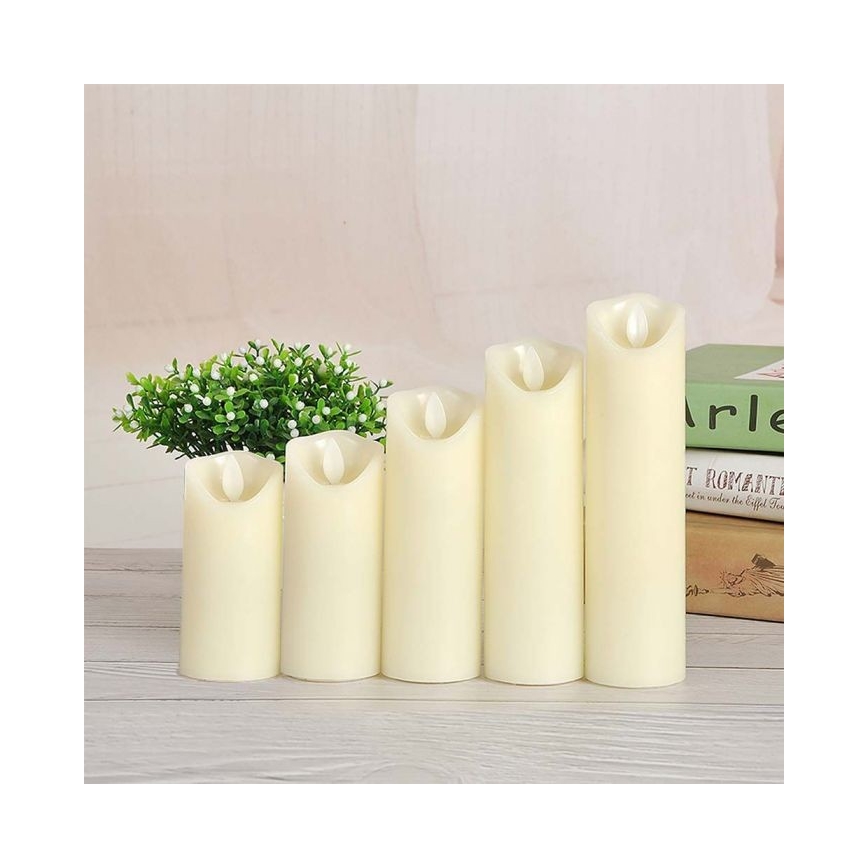 LED Candle LED/2xAA warm wit 17,5 cm
