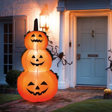 LED Decoratie voor buiten HALLOWEEN LED/8,4W/230V IP44 pompoen