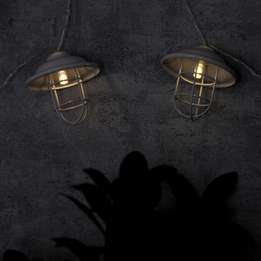 LED Decoratieve buitenverlichting LOFT 10xLED/2xAA
