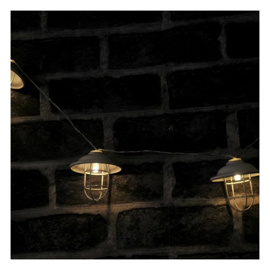 LED Decoratieve buitenverlichting LOFT 10xLED/2xAA