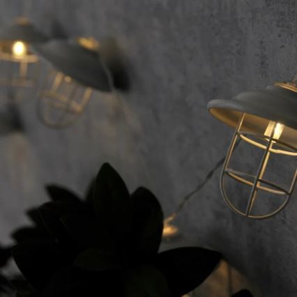 LED Decoratieve buitenverlichting LOFT 10xLED/2xAA